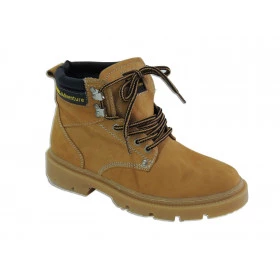 Bota  BR Adventure modelo Work Boot  Cor amarelo couro crú  . A bota mais confortável do Mercado