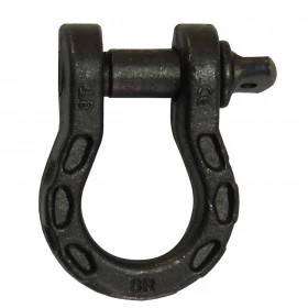Anilha ( manilha ) de aço reforçada original  Hummer USA 8 Toneladas - curva - para todos veículos