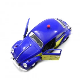 Volkswagen Fusca Policia Rodiviaria 1967 1/24 - Miniatura