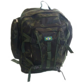 Ref: 3509/SA  Mochila Expedição Camuflada / Bolsa Camuflada  