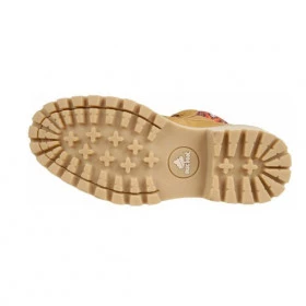 Bota Coturno Papoula Étnico Mostarda Macboot