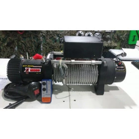 Guincho Elétrico 12.500lbs com cabo de aço Off Road Recovery com 2 Controles