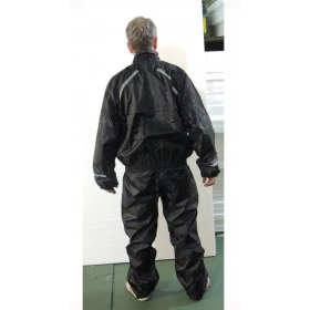 Capa de chuva Impermeável modelo trilheiros ou motoqueiro Preta