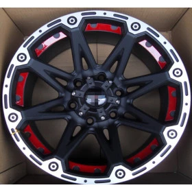 Roda de Liga 16x8 Aro 16 Largura 8" 6 Furos de 139,7 reforçada para trilhas 
