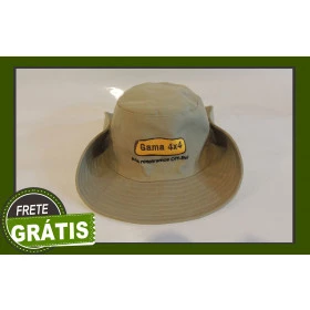 Chapéu Australiano para expedições Piloto patrocinado Macboot Gama 4x4