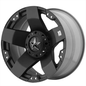Jogo de Rodas aro 17 de liga leve 6 furos de 139.7 (não inclui pneu)-  reforçadas para off road Cor Black  para Troller,