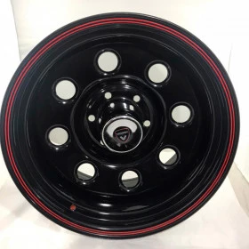 Jogo 4 Rodas 17x9 6x139,7 Modular em Aço Reforçado  Offset-25 Negativo  Troller, Nova Ranger, Nova S-10, Triton, Dakar e