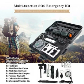 Kit Sobrevivência De Emergência 11-em-1 Multi Ferramenta Top