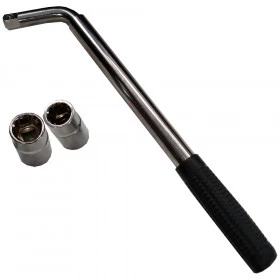 Chave de Roda L Prolongável Soquete 17 x 18mm x 21 x 23mm