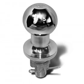 Bola / Esfera Cromada Bola De Reboque Engate Carretinha 50mm Universal Jeep Rural F75 Wrangler Troller Toyota Nissan