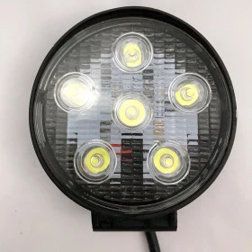 Farol 5 LEDS 27w 12v (Carcaça Antimônio) Reforçado 