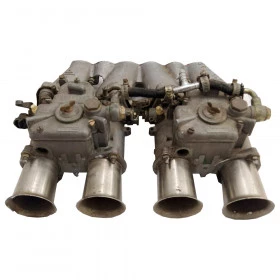 Carburador Weber 44 Com 2 Peças - Duplo + Cornetas Ford Jetta