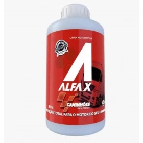 Aditivo de Óleo / Condicionador de Metais Alfa-X - Linha Pesada - TRATORES / CAMINHÕES / ÔNIBUS - Frasco com 500ml