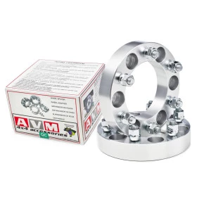 Adaptador de Roda AVM 5UAD3 5x139,7 para 6x139,7 (50mm) 1/2" para Jeep Willys, Rural, F-75, Dodge Ram 1500 4x2 85/01 