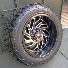 Kit com 4 Rodas Aro 20x12 6 Furos de 139,7 + 4 Pneus Terramax 33x12,5 R20 Mud Terrain