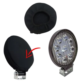 Farol de Milha LED 27W / 9 LEDs 12v / 24v - 11,5 cm + Capa em Neoprene - Unitário