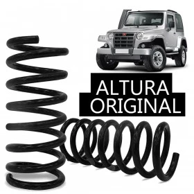 Mola de Suspensão Dianteira Altura Original Troller Diesel ano 2002 à 2014 - O Par