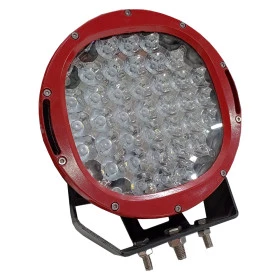 Farol de led 8 ½ polegadas  37 LEDS - 185 W - Lente Acrílica, USA Ideal para Land Rover Defender, Troller e Wrangler
