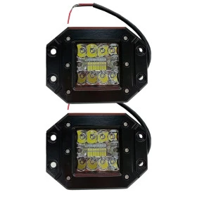 Farol de Milha LED de Embutir 60W (O Par)