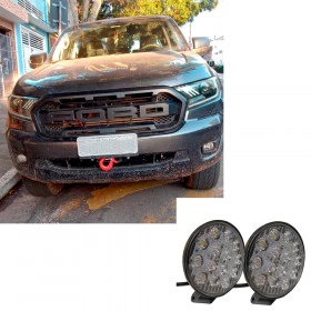 Mesa de guincho para FORD Ranger 2013 até 2017 Grátis Par de faróis 14 LEDS