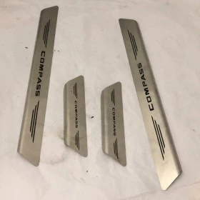 Kit Soleira de Alumínio Jeep Compass Peça Nova