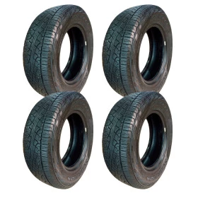 Jogo com 4 Pneus 255/65 R17 95% de Vida Útil  Usado Perfeito Estado Original Nova Ranger e Novo Troller