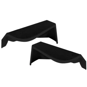 Par de Para Lamas de Fibra Jeep CJ3 7cm Mais Largo que Original