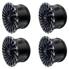 Jogo de Rodas 17x9 6 Furos de 139.7 para Mitsubishi Triton, Troller, Nova Ranger, Nova S10 Engesa, Toyota Hilux, Toyota