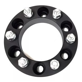 Espaçador / Alargador de Roda Black 6U008 6x139,7 1.5" (38,1mm) Rosca 12mm x 1.5 para Dodge Ram, Terracan, Triton (O par)
