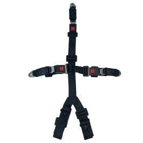 Cinto Competição 5 Pontas Preto Marca Seat Belt NH Importado