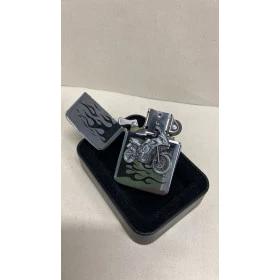 Isqueiro a Fluido (Tipo Zippo) Cromado 
