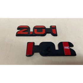 Emblema Ford 2.0i Escort Vermelho 94
