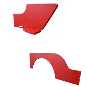 Lateral Direita Jeep Willys Cj3 Original - Kit com Parte Dianteira e Traseira 