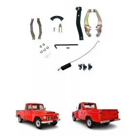 Kit Freio De Mão Parcial F 75 60 / 81 Jeep Willys e Rural Sem Os Cabos