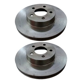 Par de Discos de freio Dianteiro Ford Ranger 2001 à 2006 4x4 Cabine Simples Ford Explorer  2001 à 2006 