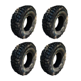 Jogo de Pneus 245/75 R16 Mud Terrain GT Radial - TR4 com Lift de 2, Vitara, Toro , Tracker com lift 2