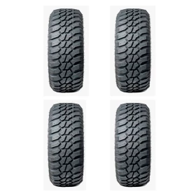 Jogo 4 Pneus 33x12.5 R 17 MT Mud Terrain, Uso misto 70% Off Road, 30 % On Road