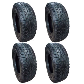 Jogo com 4 Pneus 285/70 R17 AT 50% Off Road 50 % On Road Semi Novos ( sem rodas )