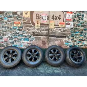Jogo 4 Rodas 16x7 furação 6x139,7  Original Mitsubishi Semi Novas em Ótimo Estado 