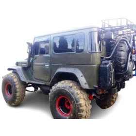 Jogo Alargador de Para lamas Traseiro em fibra p/ Toyota bandeirante