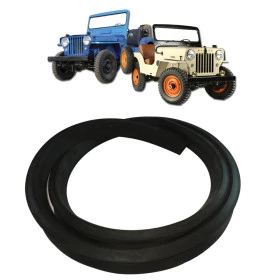Borracha de apoio do quadro do Jeep Willys CJ3A e CJ3B - 1951 à 1954