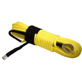 Cabo Sintético Kevlar p/ Guincho 28mts 10mm 8.500lbs 12.000lbs 13.500lbs - Amarelo