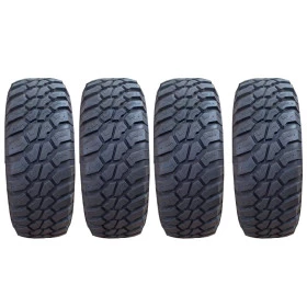 Jogo com 4 Pneus 35x12,5 R17 Mud Terrain com 90% Para Uso