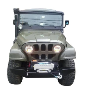 Grade Dianteira Mamute p/ Jeep Willys C5 na Cor Preta / Grade que Substitui a Original, ( somente a grade)