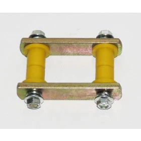 Jumelo alto Zincado com buchas em PU (sem a bucha fixa ) para jeep willys cj3 ano 1942 à 1954