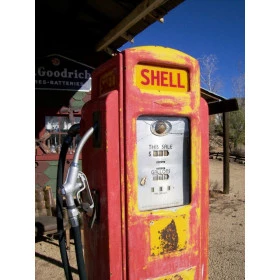 Quadros Decorativos Retro (Imagens Retro) - Tema: Bomba Combustivel 1 Shell 