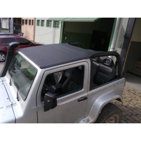 Toldo Preto San Marino p/Troller conversível de 1999 até 2014
