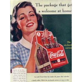 Quadros Decorativos Retro (Imagens Retro) - Tema: Coca-Cola The Package