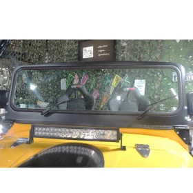 Quadro de Para Brisa Jeep (fibra) com Maior Ângulo de visão Com motores de limpador, haste e palheta