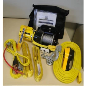 Guincho Elétrico Portátil Universal Superwinch 2.000lbs / 907kgs. Não necessita de base (MESA) para guincho